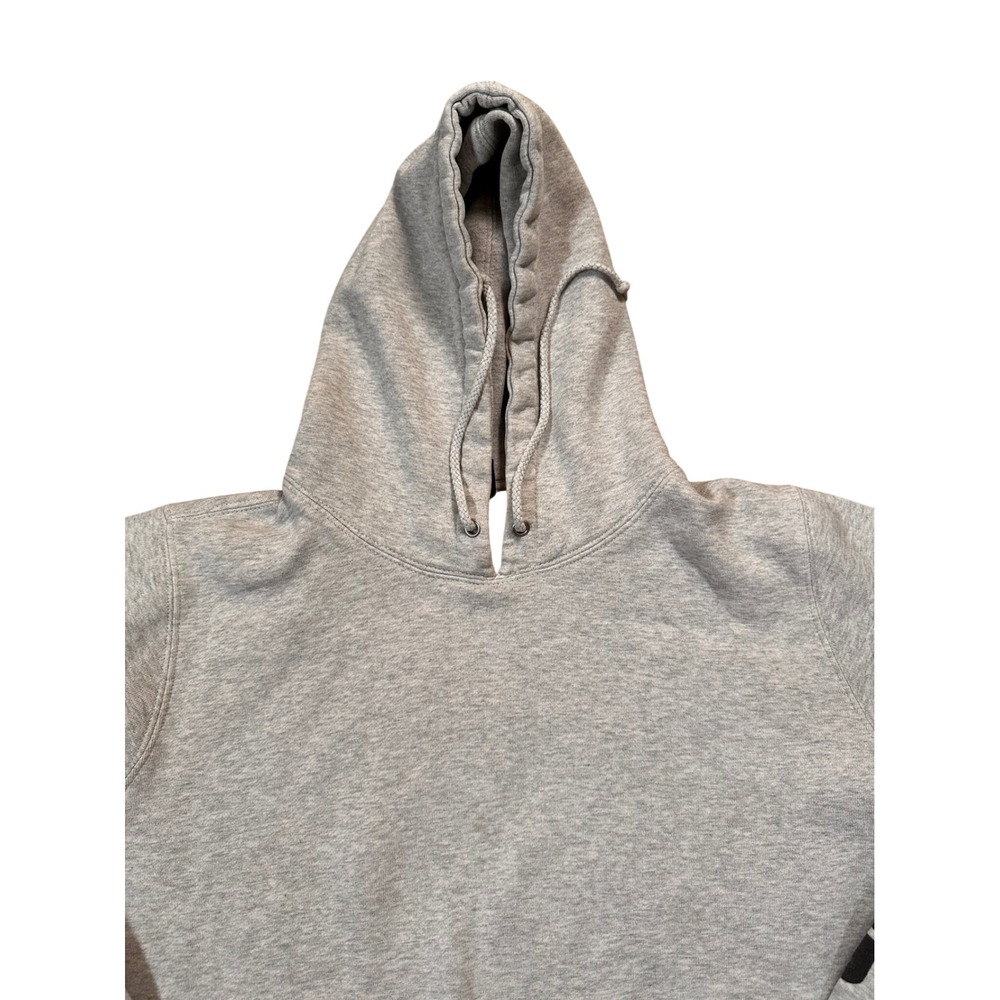 Stussy Mens Heather Gray Sleeve Logo Fleece Pullover Hoodie Size L Z40SAGR018 - Picture 2 of 8